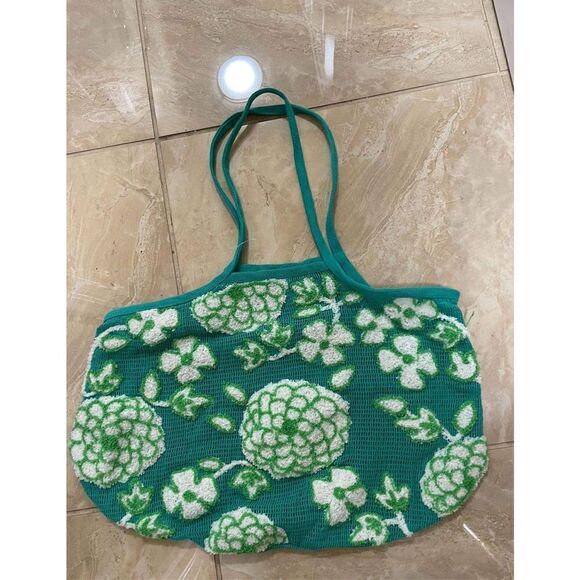 New Urban Outfitters Tufted Market Tote Bag - Picture 4 of 6